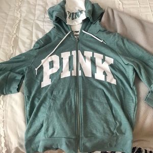 Mint green “Pink” sweatshirt!